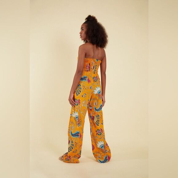 Charina Sarte Talaia Ribbon Strapless Jumpsuit, NWT, Size L - Picture 2 of 16